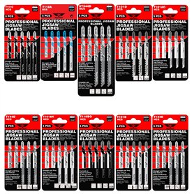 50 x TopsTools JSTTXK10 T101AO T101B T101BR T101D T111C T118A T119BO T144D XT344D Lames de scie sauteuse mixtes compatibles avec