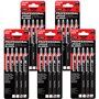 25 lames de scie sauteuse TopsTools JSTT344D_5 T344D 152 mm de long nettoyées et coupes rapides compatibles avec Bosch