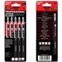 25 lames de scie sauteuse TopsTools JSTT344D_5 T344D 152 mm de long nettoyées et coupes rapides compatibles avec Bosch, Dewalt, 