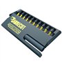 SabreCut SCRKB11PZ2 Lot de 11 embouts magnétiques professionnels 32 mm PZ2 Pozi Pozidriv et porte-embouts 60 mm dans une boîte d
