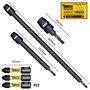 SabreCut SCRK6 6 pièces 65 mm 152 mm et 305 mm Porte-embouts à impact professionnel avec 3 embouts de tournevis magnétiques PZ2 