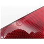 227s - Deux catadioptres triangulaires autocollants - agréé ECE - remorque/caravane - rouge