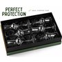 Lot de 6 verres à pamppa et cordial en cristal | Petits verres à spiritueux à tige longue de 85 g pour liqueur, apéritif, digest