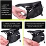 VeloChampion Petite Sacoche de Selle - Capacité de 1 Litre – Sacoche de Selle de Vélo Portable Réfléchissante