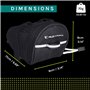 VeloChampion Petite Sacoche de Selle - Capacité de 1 Litre – Sacoche de Selle de Vélo Portable Réfléchissante