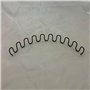 Black Barn Upholstery Supplies Lot de 5 ressorts de chaise Zig Zag + clips + clous 61 cm