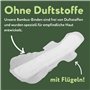 The Cheeky Panda Serviettes Hygiéniques Bio | Flux Abondant | Ultra Confort et Absorption Maximale | 12 Serviettes en Bambou ave