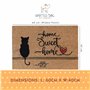 SPOTTED DOG GIFT COMPANY Paillasson en fibre de coco - Pour intérieur et extérieur - Envers en PVC antidérapant - 40 x 60 cm - M