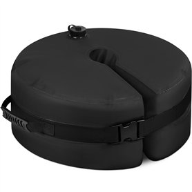 Rhino Poids de base de parapluie rond avec ouverture latérale Noir – Sac à eau pour porte-parapluie Rhino Poids de base de parapluie rond avec ouverture latérale Noir – Sac à eau pour porte-parapluie