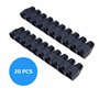 Keple Connecteur Ethernet RJ45 de Manchon anti-pliage pour prise modulaire réseau RJ45 avec œillets en plastique Connecteur rése