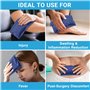 Packs de glace avec bouteille isolée par Tilcare - Refroidissement prolongé 4X, réutilisables, portables et durables, solution d
