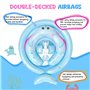 MYCARBON Bouée Bébé avec Pare Soleil Amovible Protection Solaire UPF 50+ Anti UV Bouée Piscine Bébé de 6 à 36 Mois, Flotteur Béb