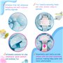 MYCARBON Bouée Bébé avec Pare Soleil Amovible Protection Solaire UPF 50+ Anti UV Bouée Piscine Bébé de 6 à 36 Mois, Flotteur Béb