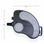 Katai - 1 Paire de pédales de Rechange pour vélo d'appartement avec Sangles en PVC Durable – Filetage de 9/16 Pouces – Pédales d