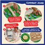 Nene Toys Sling Goal – Jeu de Société pour Enfants dès 4 Ans & Adultes – Jeu d’Adresse & de Réflexe en Bois FSC – Famille & Amis