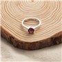 Philip Jones June (Alexandrite) Bague de naissance réglable créée avec des cristaux Zircondia®