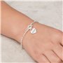 Philip Jones Bracelet à breloques Sister créé avec des cristaux Zircondia®