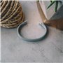 Philip Jones Bracelet Manchette en Maille d'acier pour Homme