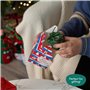 THE TWIDDLERS 30 Boîtes Cadeaux en Carton de Noël avec Poignées pour Bonbons, Biscuits, Gâteaux, Pâtisserie, Petits Jouets (10cm