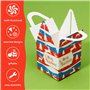 THE TWIDDLERS 30 Boîtes Cadeaux en Carton de Noël avec Poignées pour Bonbons, Biscuits, Gâteaux, Pâtisserie, Petits Jouets (10cm