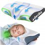 Derila Oreiller Mémoire de Forme Ergonomique Cervical l'oreiller (Pack de 1) Coussin Mémoire de Forme pour Dormeurs Latéraux