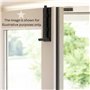 Infinity Decor Loquet de porte vintage en cire d'abeille 100 mm droit en fer – Verrou de porte robuste de sécurité pour portes e