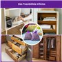 ZIDINA 28 Sachets de Lavande Séchée pour Maison, et Voiture – Sachet Lavande Armoire, Désodorisant Naturel et Antimites Vetement
