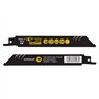 2 x SabreCut SCRSK2BF 150mm 225mm 14 TPI S922BF S1122BF Lames de scie sabre alternative pour coupe rapide du bois et du métal co