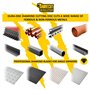 1 x SabreCut VBSC180ME 180mm (7") x 22,23mm alésage meuleuse d'angle de coupe en métal brasé sous vide scie circulaire lame de d