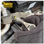 1 x SabreCut MRSC03 Mini micro cliquet 1/4" carré 6,3mm (1/4") entraînement hexagonal en acier inoxydable professionnel 72 dents