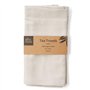 Wild & Stone | Lot de 2 torchons de cuisine en coton bio | Tissage à chevrons | ECRU/BEIGE