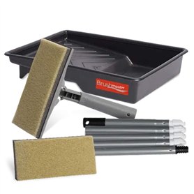 Brushmaster Kit de tampons applicateurs de vernis et de taches de sol.