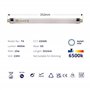 TBE LIGHTING Lot de 4 tubes fluorescents T4 10 W 352 mm – Lot de 4 ampoules CFL – Raccords de base G5 à 2 broches – Lampes T4 ha