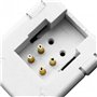 TBE LIGHTING Lot de 2 ampoules fluorescentes DD 2D à 4 broches 16 W - Raccords de base GR10q à 4 broches - Longue durée de vie -