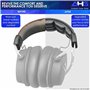 AHG Accessory House Global Upgrade V2 Magnetic Cloud Alpha Bandeau Pad Pad Cover Compatible avec HyperX Cloud Alpha Wireless/Alp