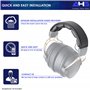 AHG Accessory House Global Upgrade V2 Magnetic Cloud Alpha Bandeau Pad Pad Cover Compatible avec HyperX Cloud Alpha Wireless/Alp