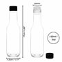 BELLE VOUS Mini Bouteille Verre Sauce Piquante (Lot de 12) - 150 ml - Petites Bouteilles en Verre avec Embout Goutte à Goutte et