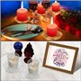 Belle Vous Support Bougie - Lot de 12 Coupelle Verre Transparent Porte Bougie Decorative - Bougeoir en Verre Transparent Mariage