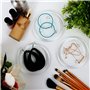 Belle Vous Support Bougie - Lot de 12 Coupelle Verre Transparent Porte Bougie Decorative - Bougeoir en Verre Transparent Mariage