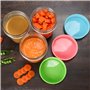 Belle Vous Lot de 16 Pot en Verre avec Couvercle en Plastique – 350ml Petit Pot Verre Rond Transparent Réutilisable et Hermétiqu