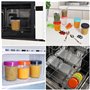 Belle Vous Lot de 16 Pot en Verre avec Couvercle en Plastique – 350ml Petit Pot Verre Rond Transparent Réutilisable et Hermétiqu