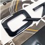 MCK Auto - Q7 Noir Brillant Avant Arrière Aile Noir Badge Logo Botte Emblème Autocollant Adhésif Tuning