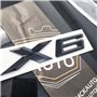 MCK Auto - X6 Noir Brillant Logo de Coffre Arrière Badge Arrière Emblème Modification de Tuning E71 F16 G06