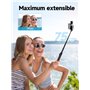 Q12S Trépied Portable Support de Téléphone 77CM Support en Aluminium pou
