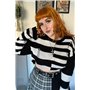 Ro Rox Hawk Gothique Goth Grunge Punk Ceinture avec Boucle Carrée et Chaîne - Noir