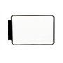 Panneau lumineux LED double face 80 x 60 cm rectangulaire pour publicité extérieure (noir)