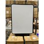 Panneau lumineux LED double face 80 x 60 cm rectangulaire pour publicité extérieure (noir)