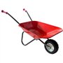 ASC Brouette en métal pour enfant Rouge/gris