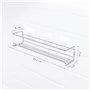 joeji's Kitchen Etagere a Epices Murale Metal 4 Pcs Etagere Cuisine - Porte Epices Cuisine facile à installer etagere murale cui