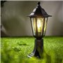 CGC Lighting extérieur jardin noir Poteau de Borne Luminaire Lanterne luminaire lampadaire chemins